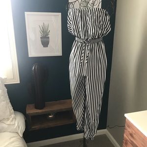 Strapless jumpsuit
